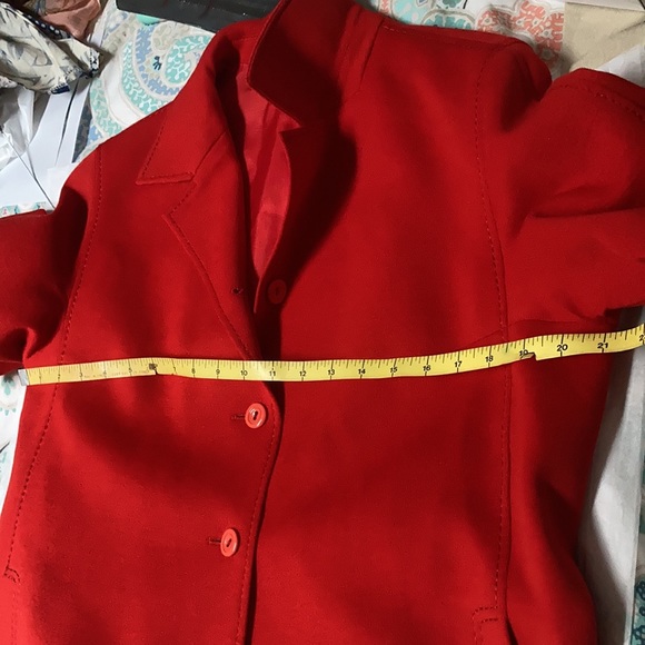 Vintage Red Adler Wool Jacket / Blazer - Picture 8 of 9